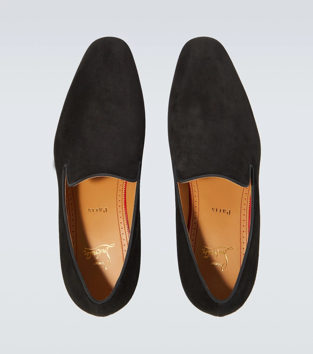Christian Louboutin - Dandelion suede loafers