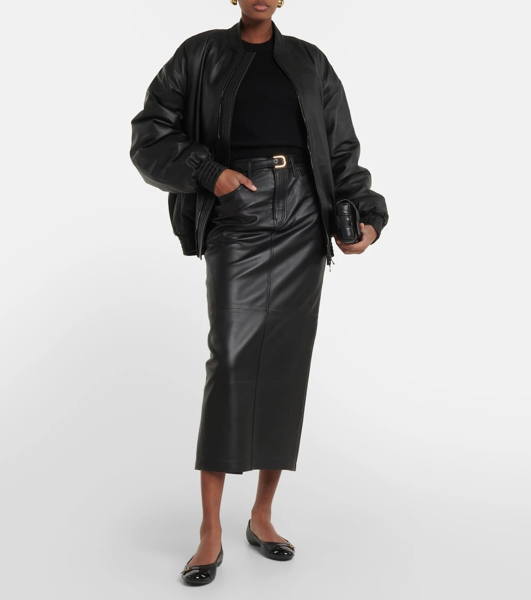 Tod's - Bubble leather ballet flats