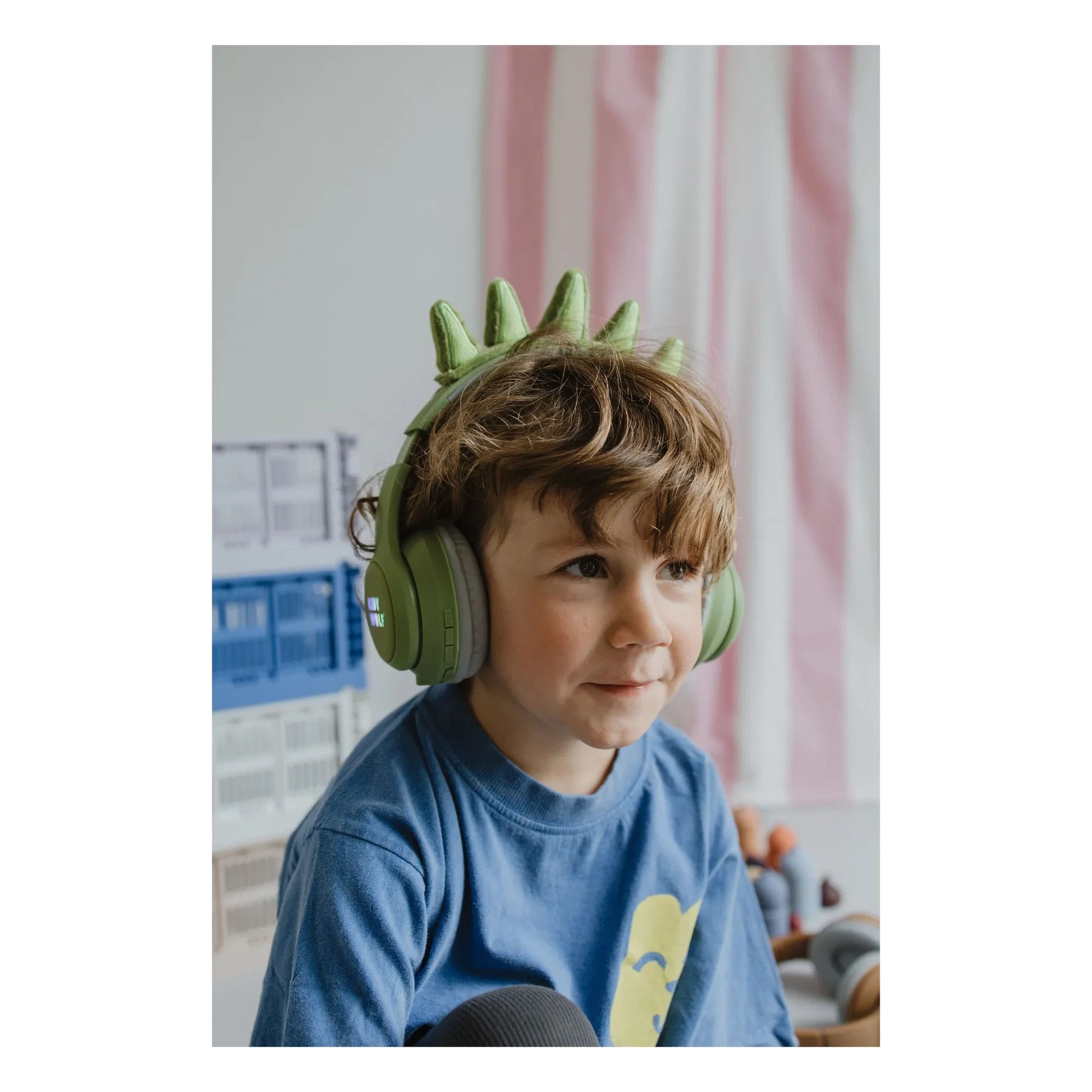 Kidywolf - Dinosaur headphones | Green