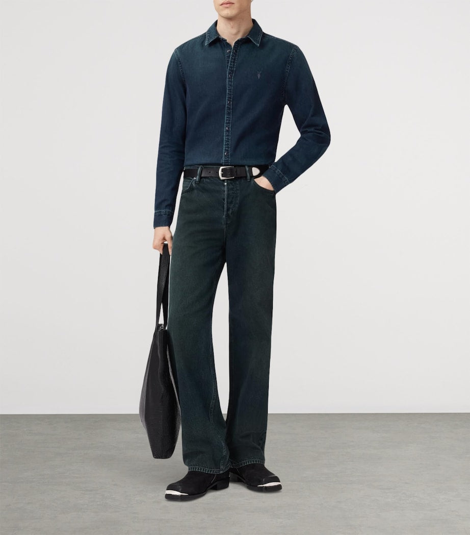 Organic Cotton Gleason Shirt PHANTOM BLUE