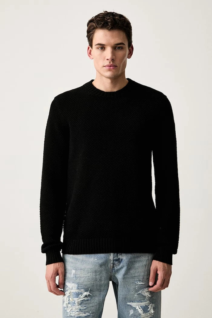G-Star Erkek Pamuklu Kazak Honey comb structure r