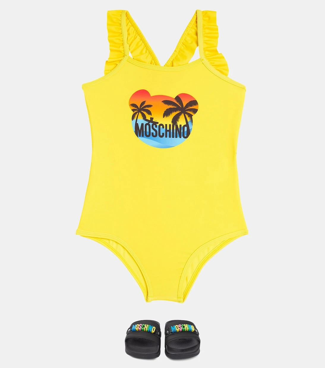 Moschino Kids - لباس سباحة مطبوع