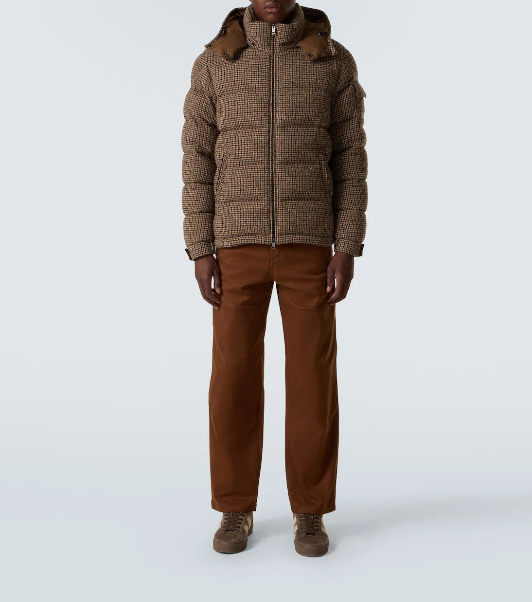 Moncler - Monaco2 süet ve deri sneaker'lar