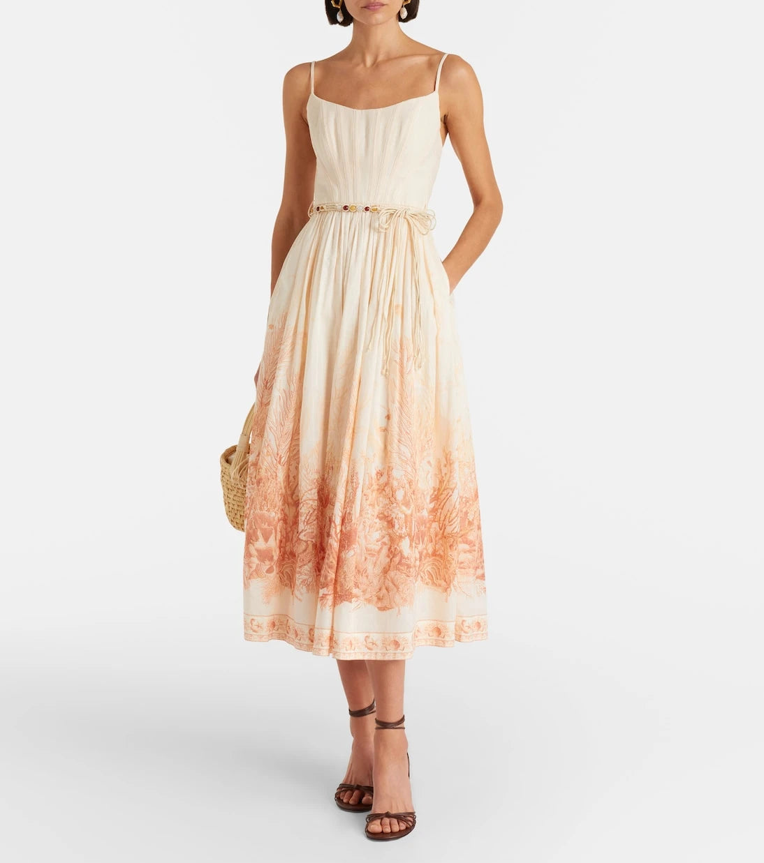 Zimmermann - Wanderlust printed cotton midi dress
