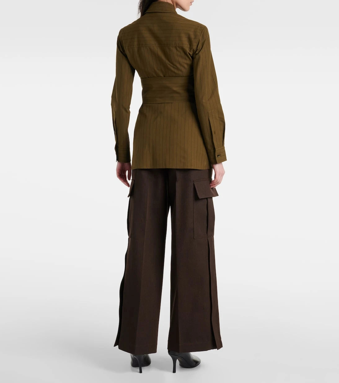 Burberry - Belted cotton overshirt