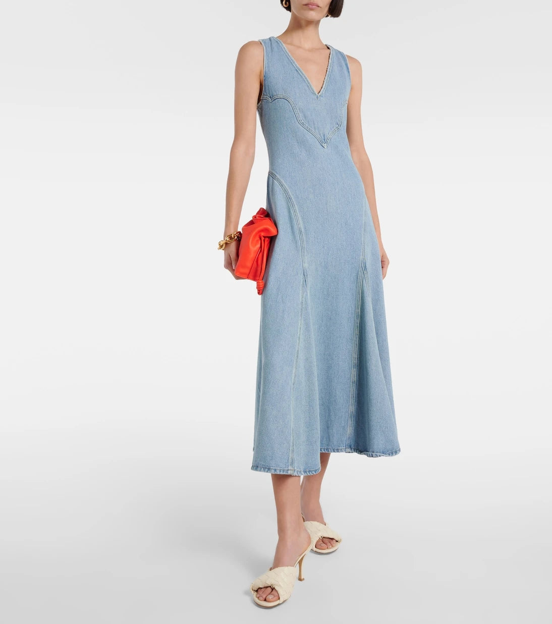 Re/Done - Western denim midi dress