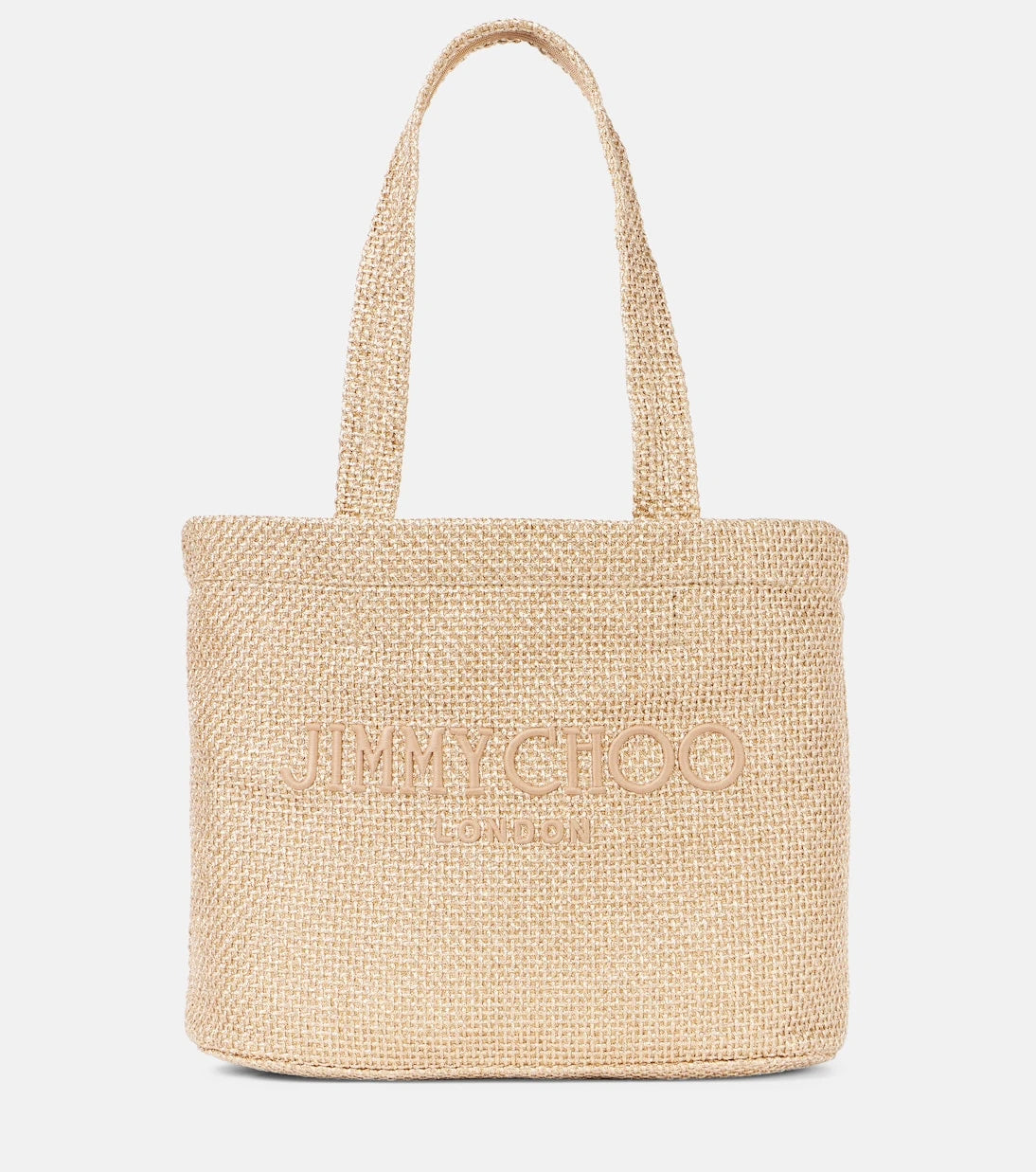 Jimmy Choo - Beach Medium embroidered tote bag
