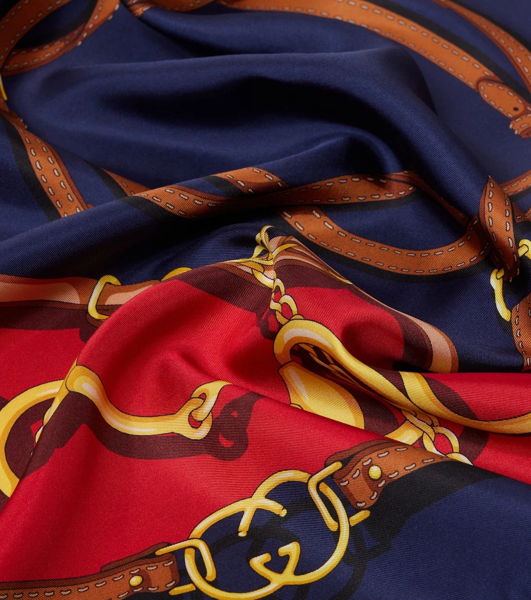 Gucci - Printed reversible silk twill scarf