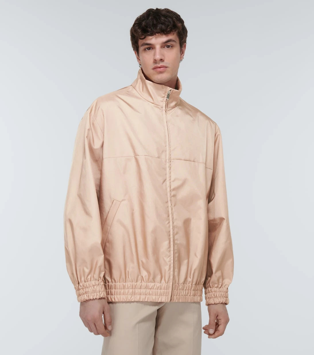 Valentino - جاكيت ساتان واسع