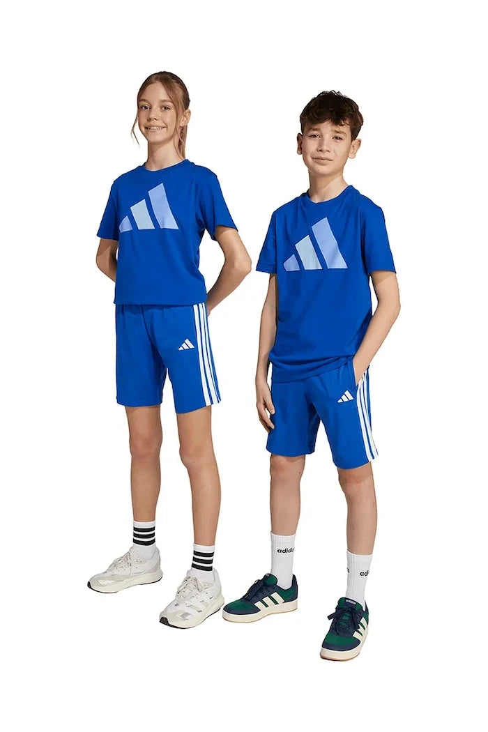 Детски памучен къс панталон adidas