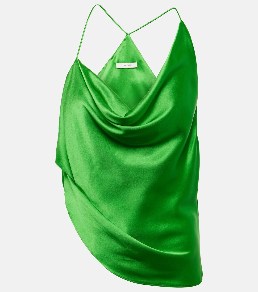 The Sei - Ruched silk top