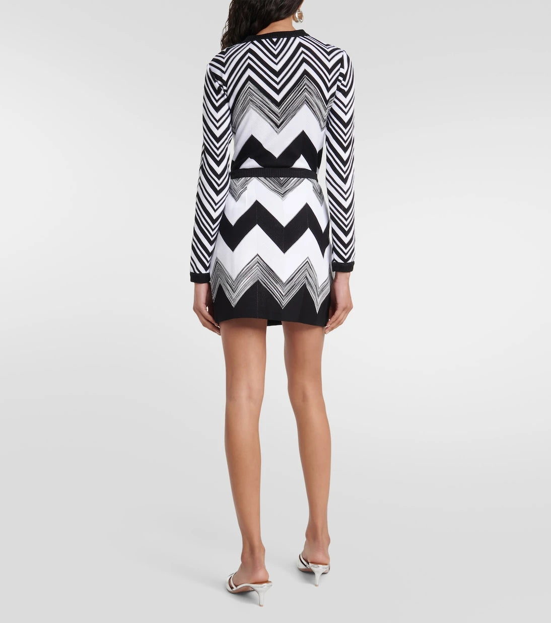Missoni - Zig-zag knitted miniskirt