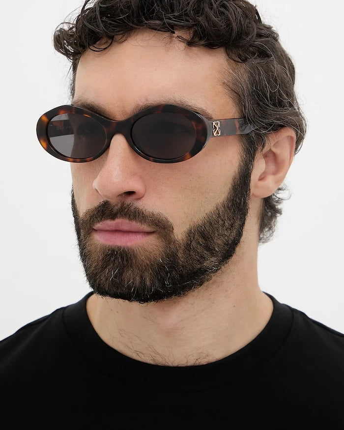 Off-White Yuvarlak Güneş Gözlüğü