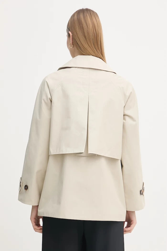 Barbour kısa kadın pamuklu trençkot Maisy