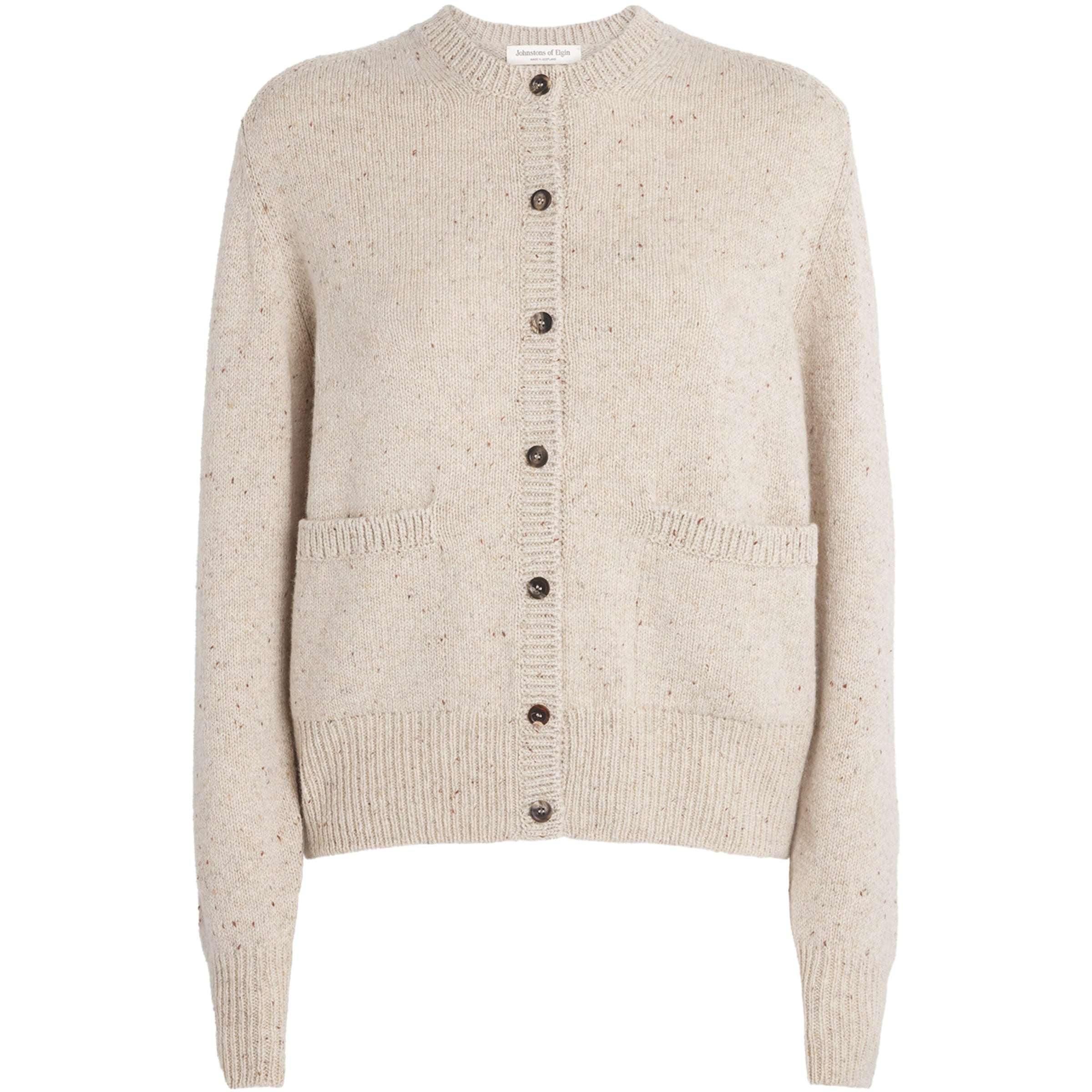 Donegal Cashmere Cardigan 006334 CREAM DN DNGL