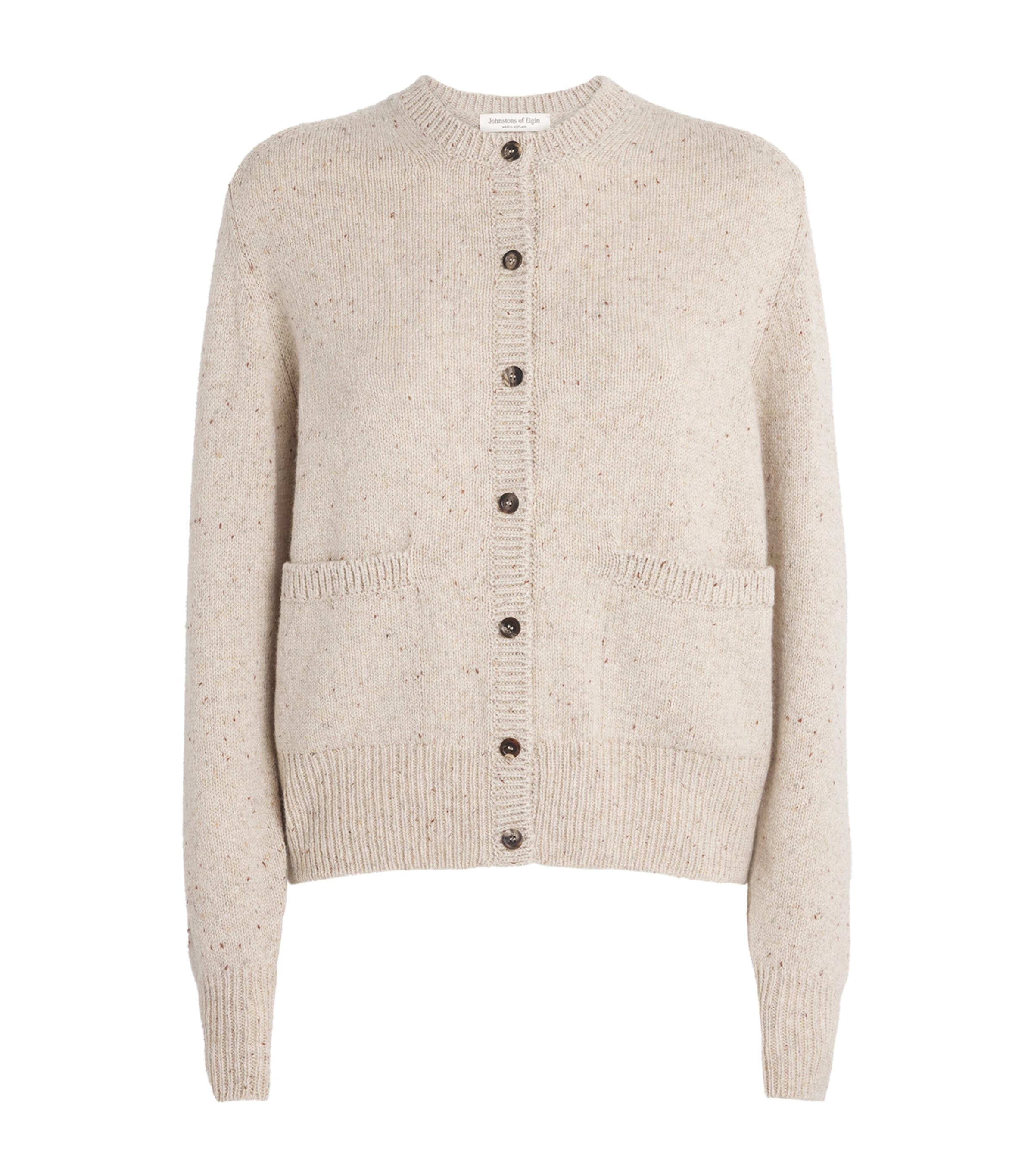 Donegal Cashmere Cardigan 006334 CREAM DN DNGL