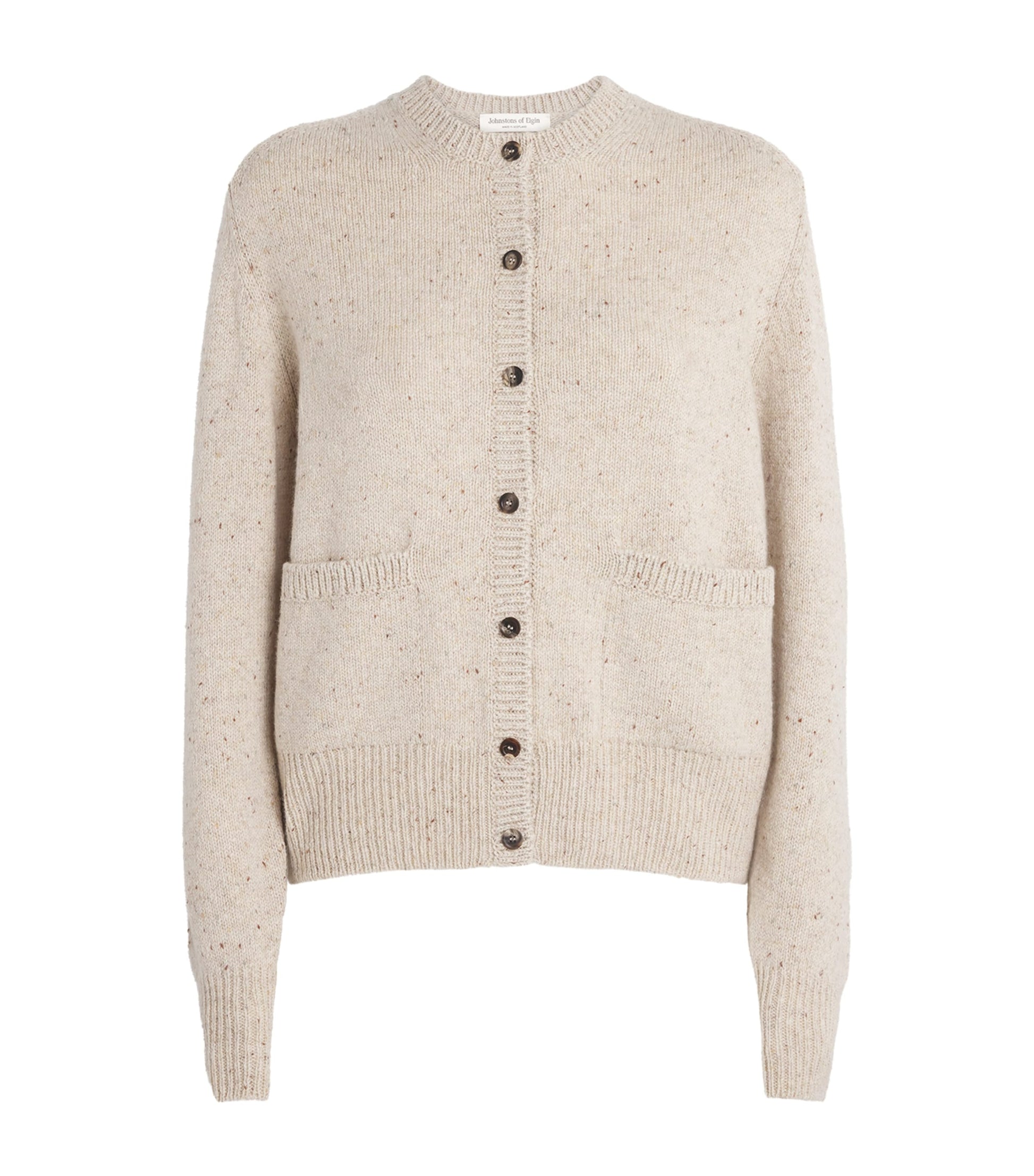 Donegal Cashmere Cardigan 006334 CREAM DN DNGL
