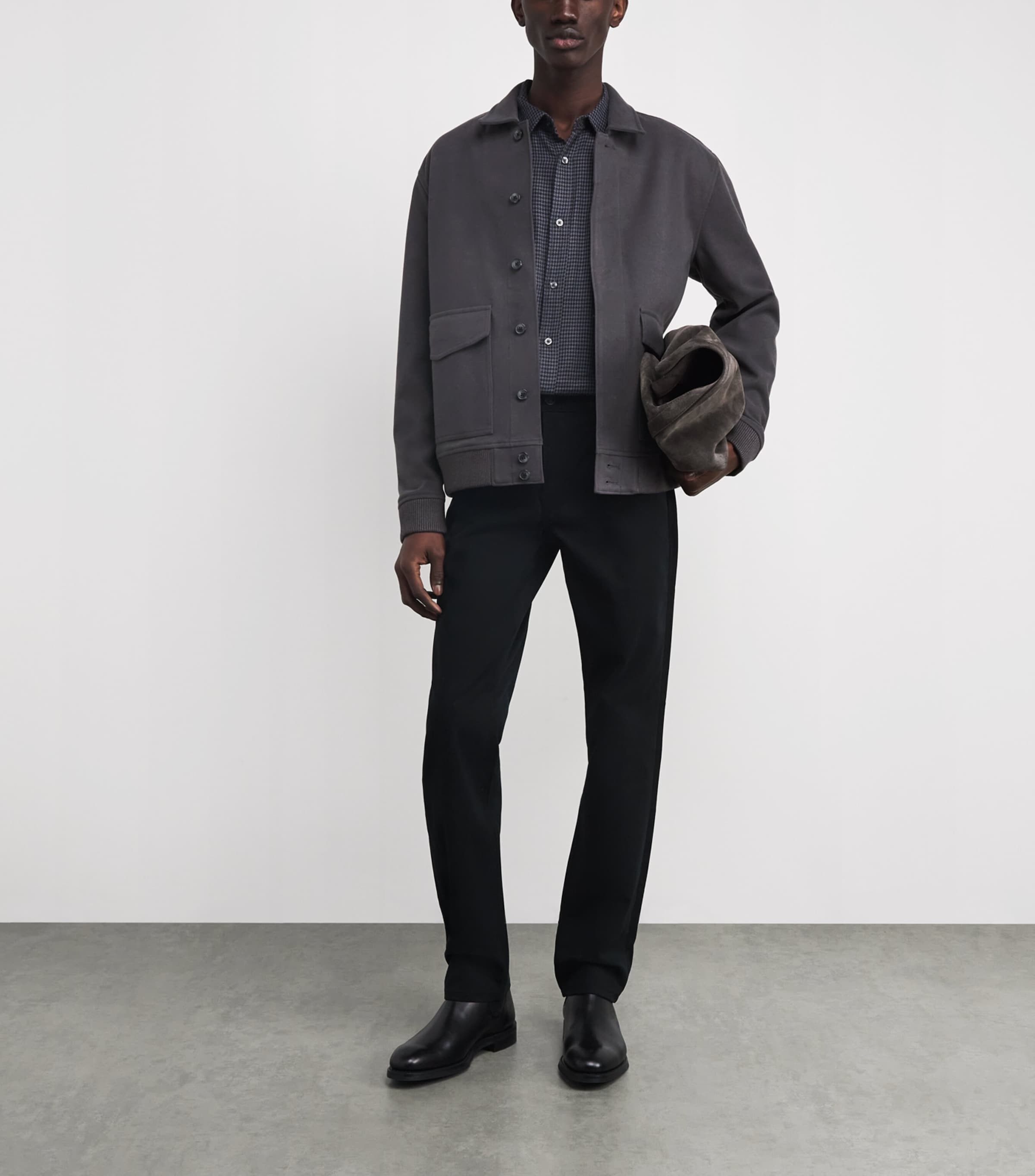 Grey McFarland Bomber Jacket