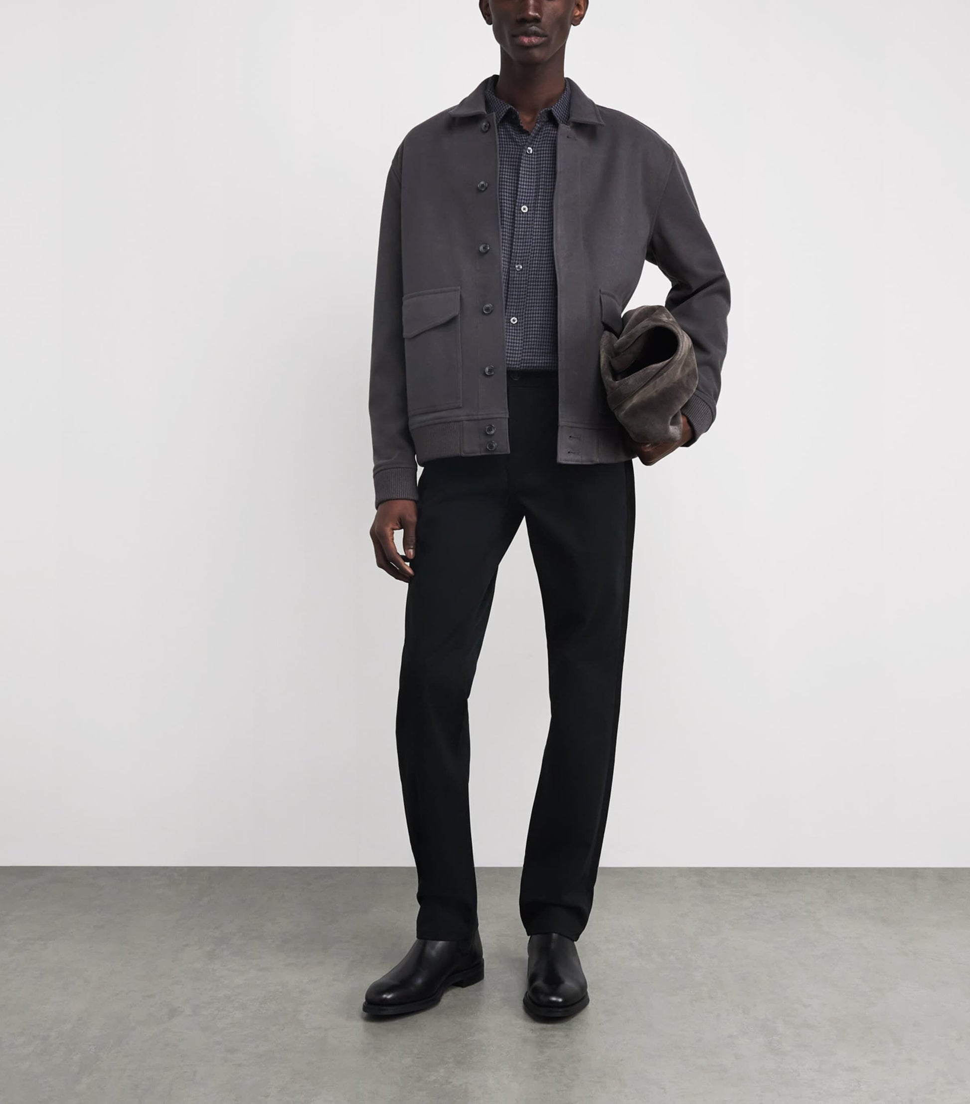 Grey McFarland Bomber Jacket