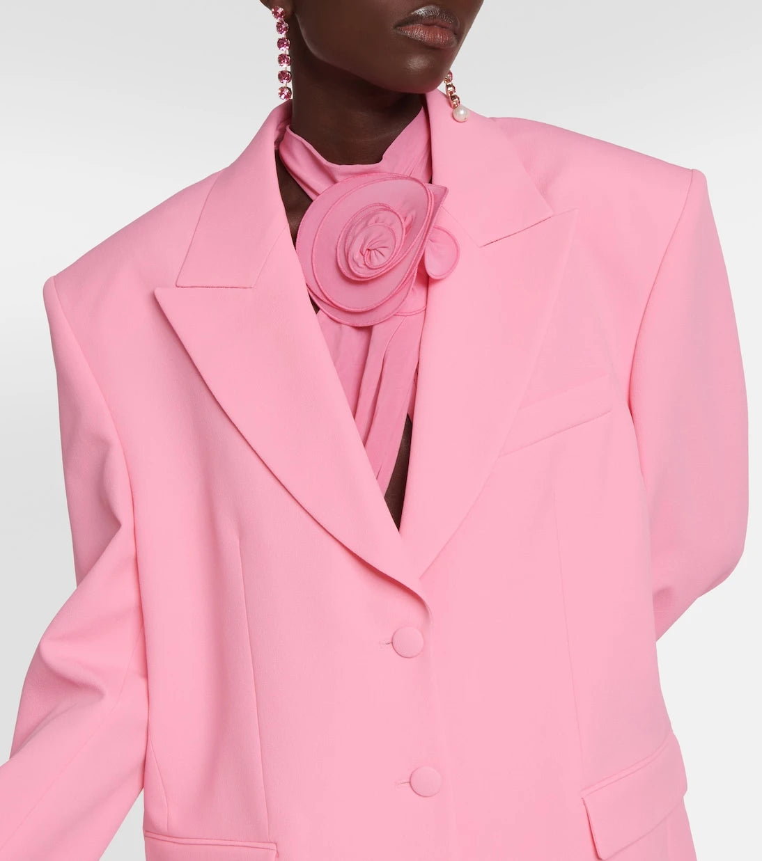 Magda Butrym - Single-breasted silk-blend blazer