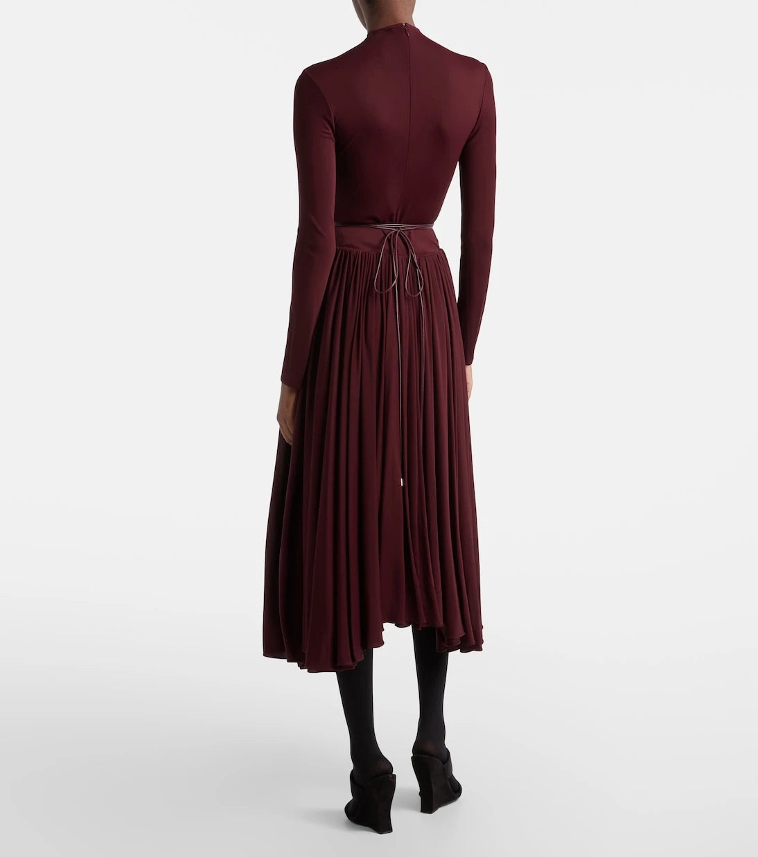 Alaïa - Gathered midi dress