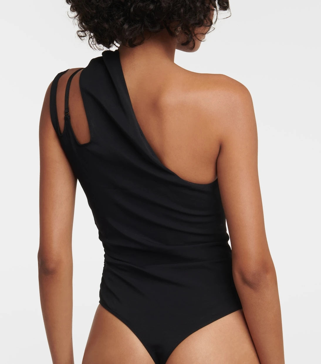 Mugler - Asymmetric jersey bodysuit