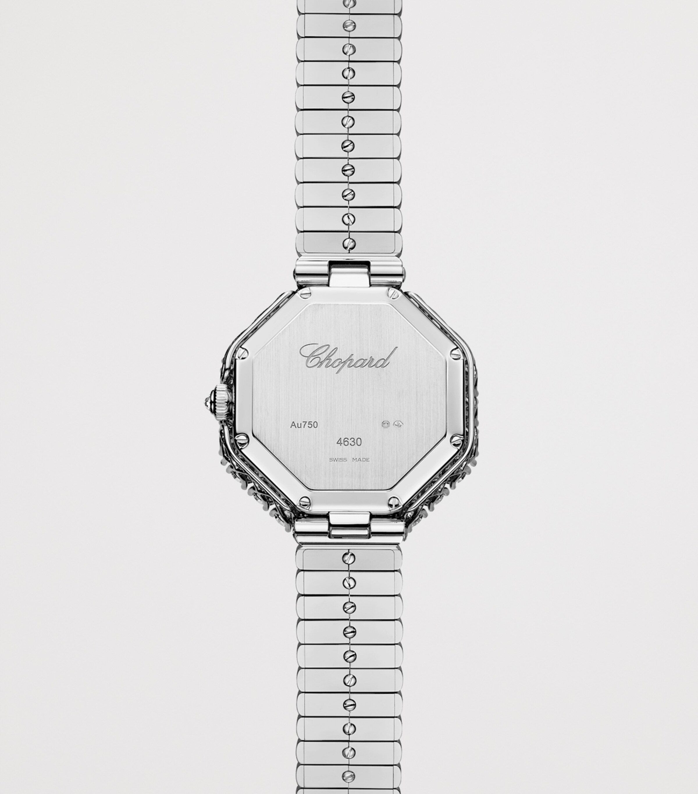 White Gold and Diamond Octagonal L'Heure du Diamant Watch 32mm