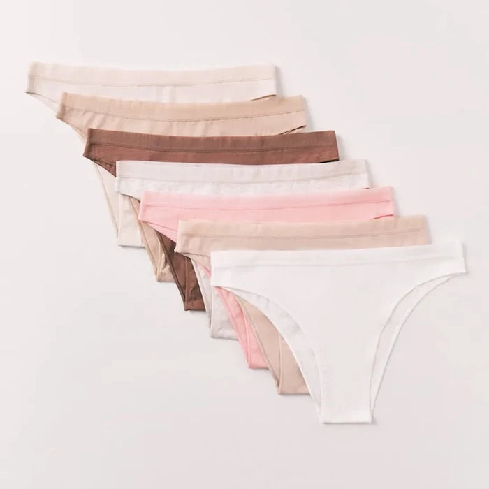 women'secret kadın pamuklu elastanlı Brezilya tipi bikini 7'li