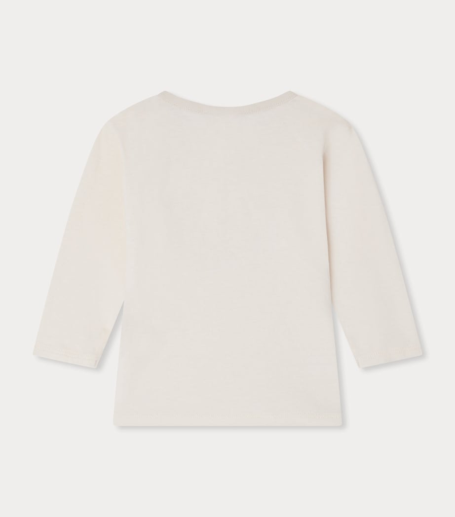 Cotton Dog Print Long-Sleeve T-Shirt (6-18 Months)