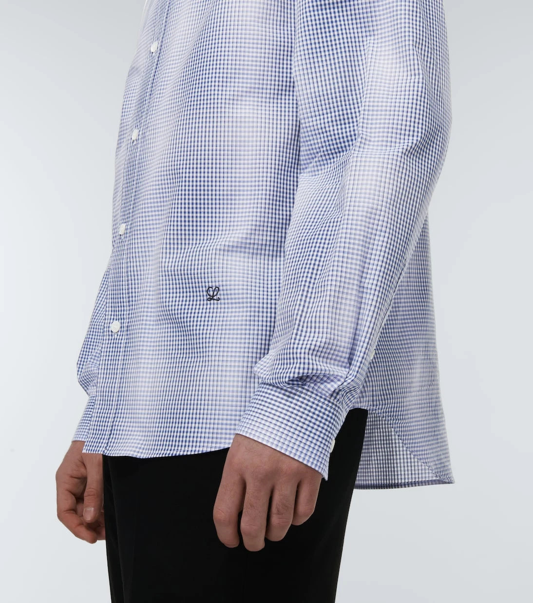 Loewe - Checked cotton poplin shirt