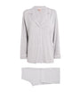 Grey Gisele Long Piped Pyjama Set