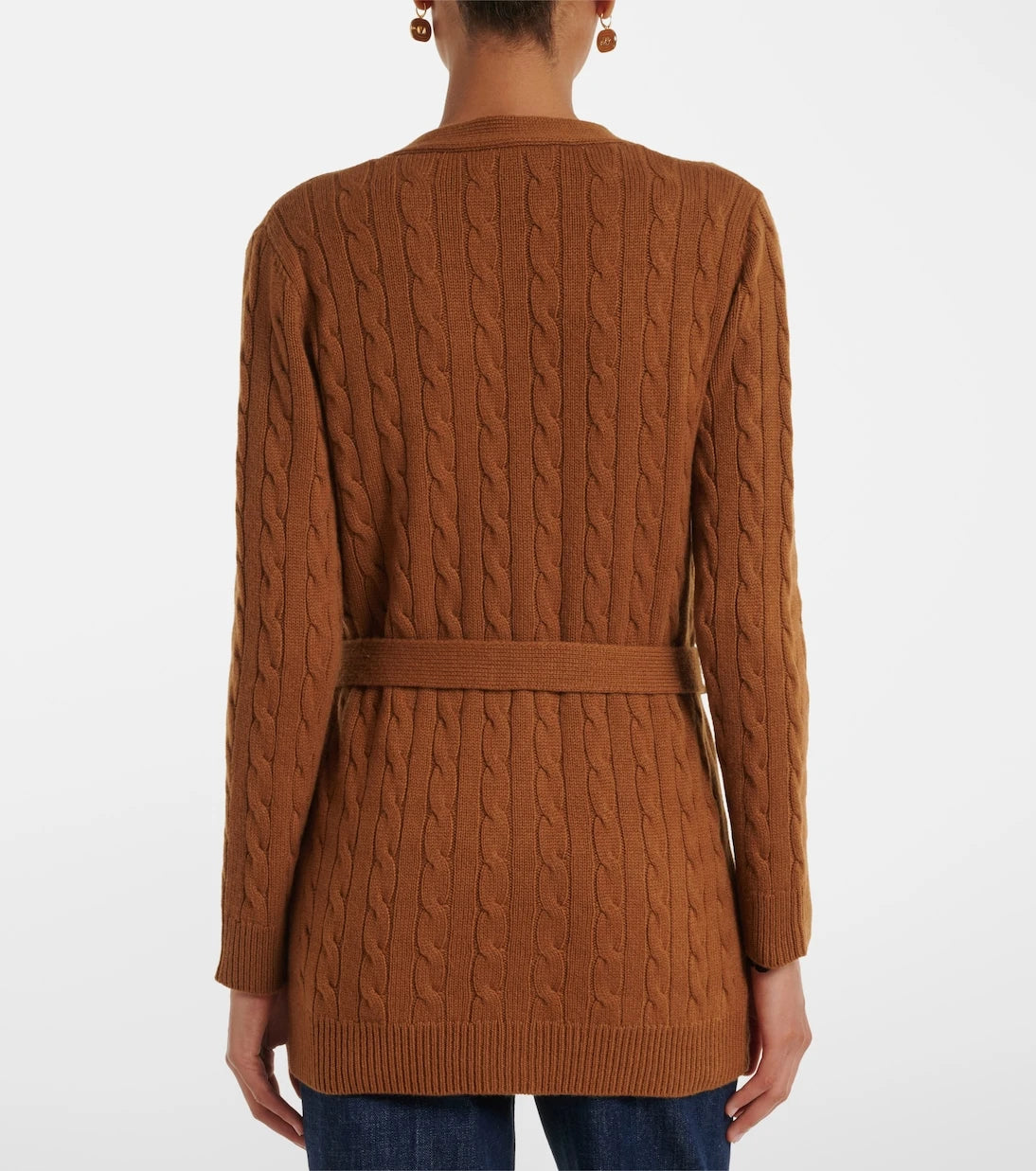 Valentino - Cable-knit cashmere cardigan