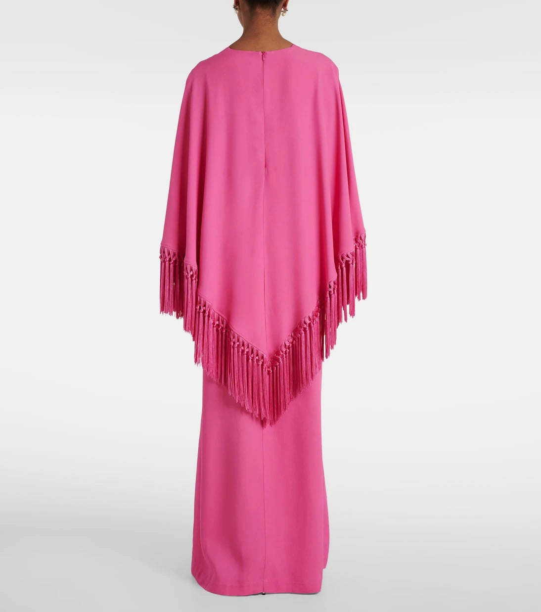 Taller Marmo - Fringed crêpe cady kaftan