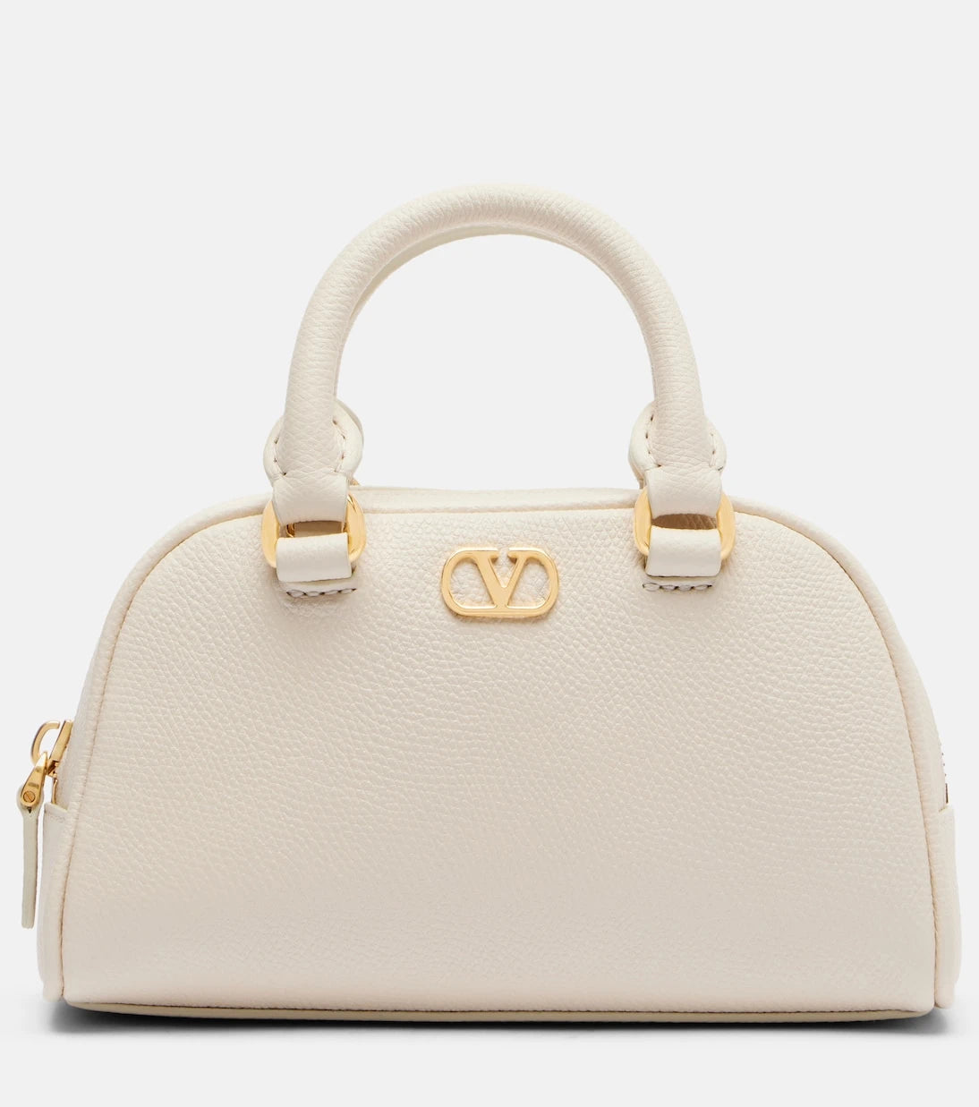 Valentino Garavani - VLogo Mini leather top-handle bag