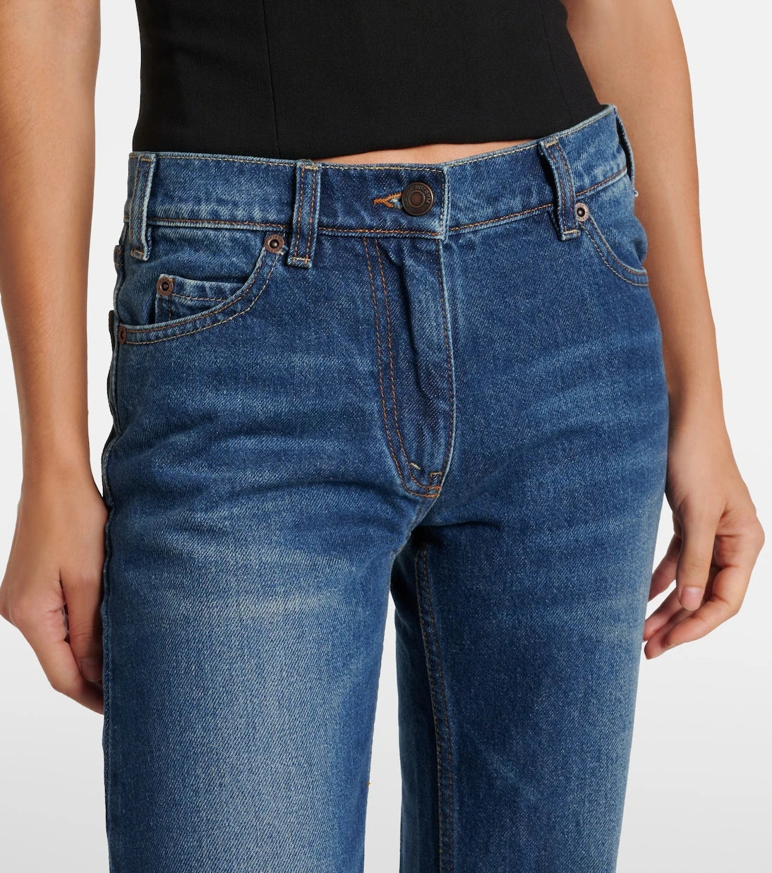 Magda Butrym - Low-rise flared jeans