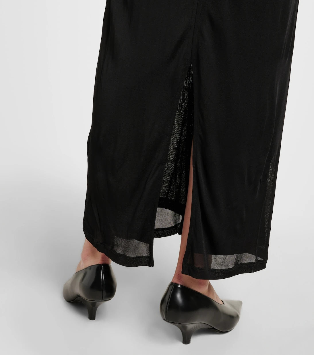 Toteme - Draped jersey midi dress