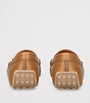 Tod's Beige Leather City Gommino Driving Shoes