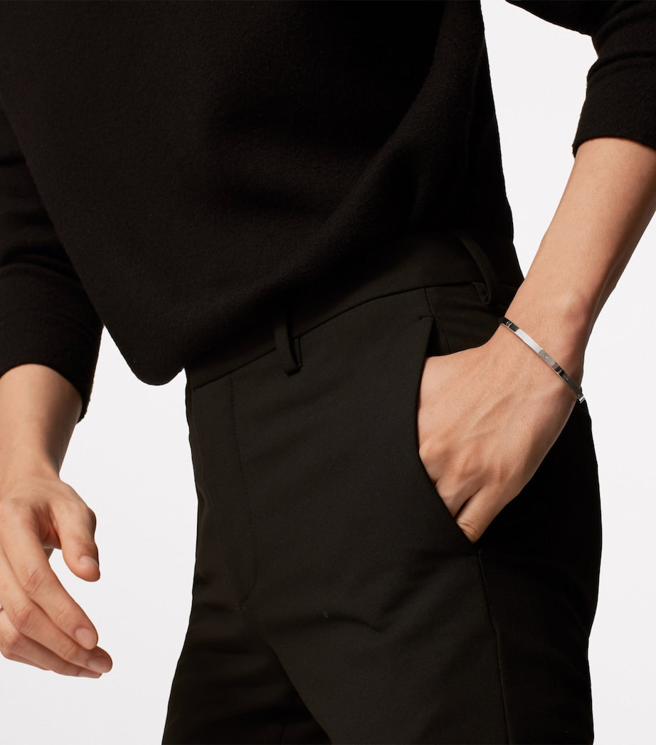 LOVE Small White Gold Bracelet