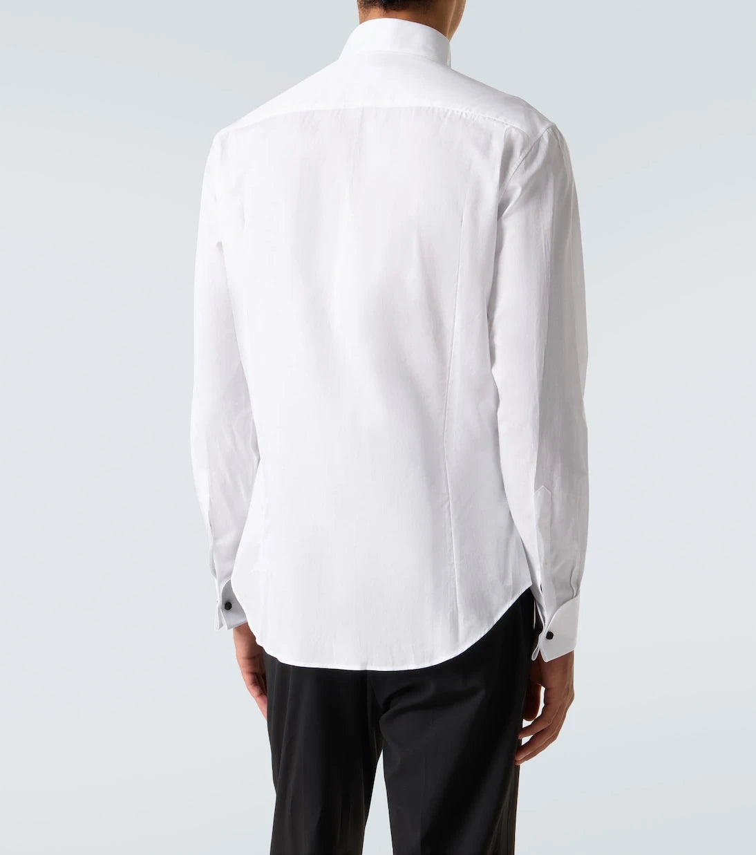 Giorgio Armani - Cotton poplin tuxedo shirt