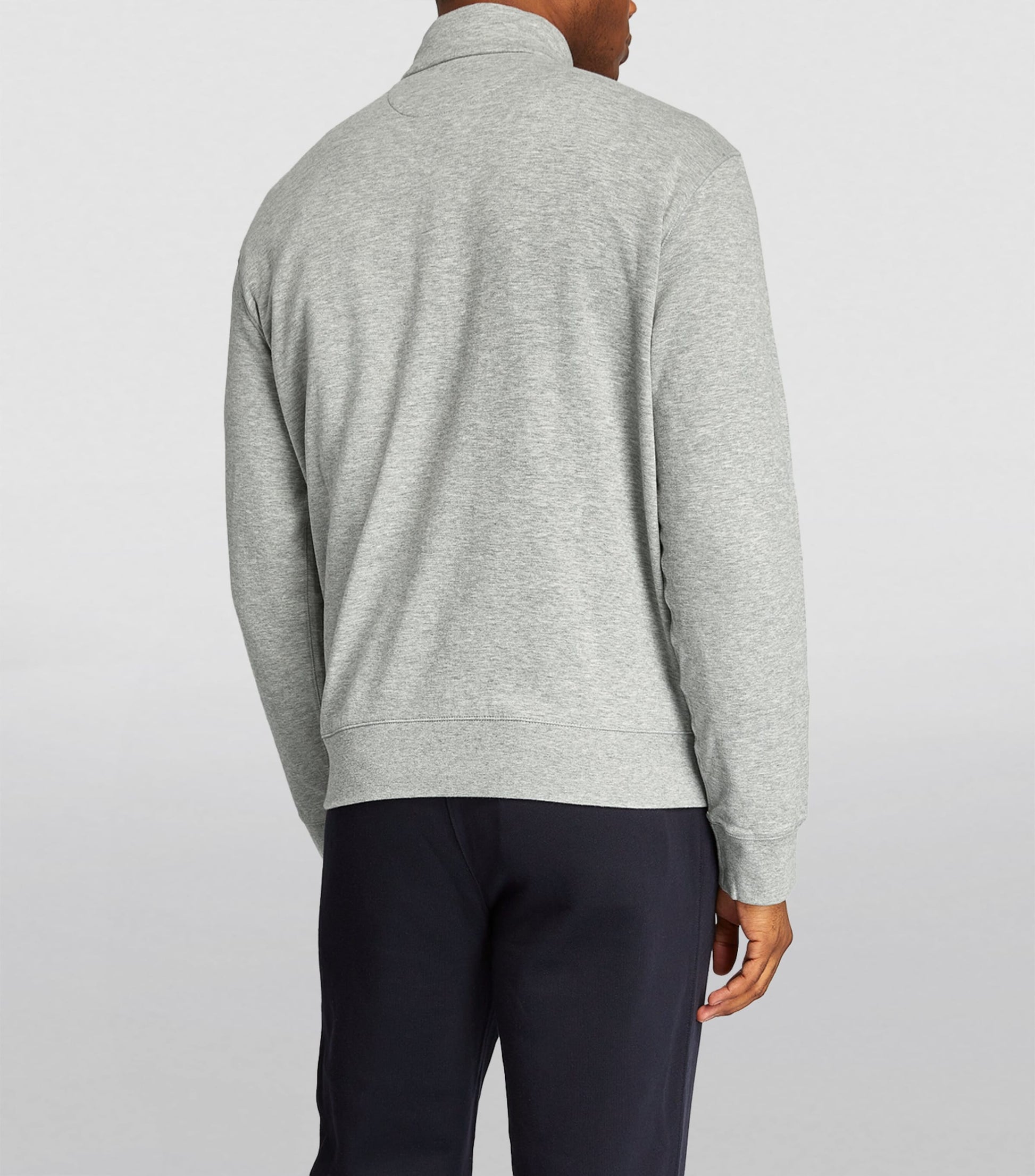 Polo Ralph Lauren Grey Quarter-Zip Sweatshirt