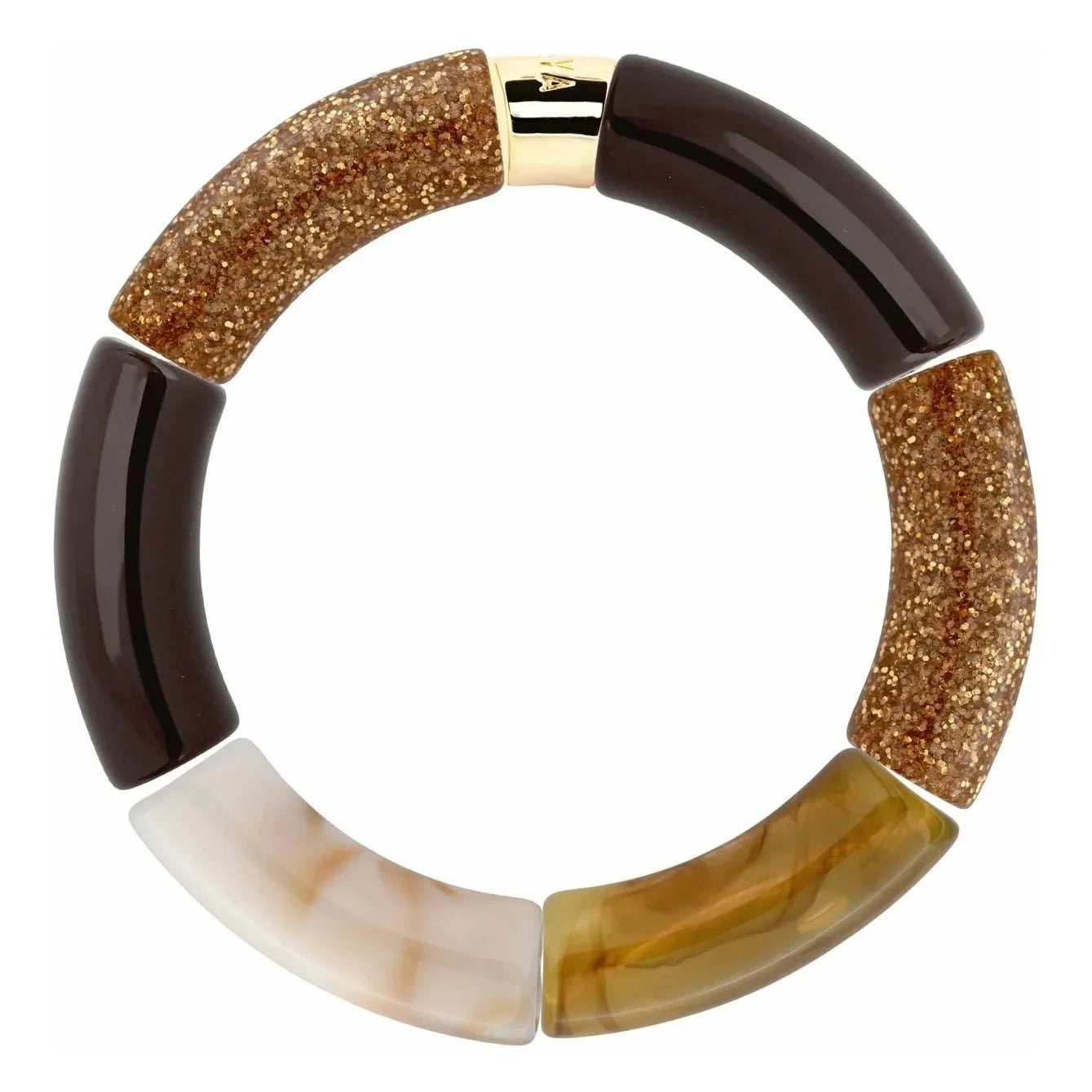 Parabaya - Terra-Ouro Trio Bracelets | Brown