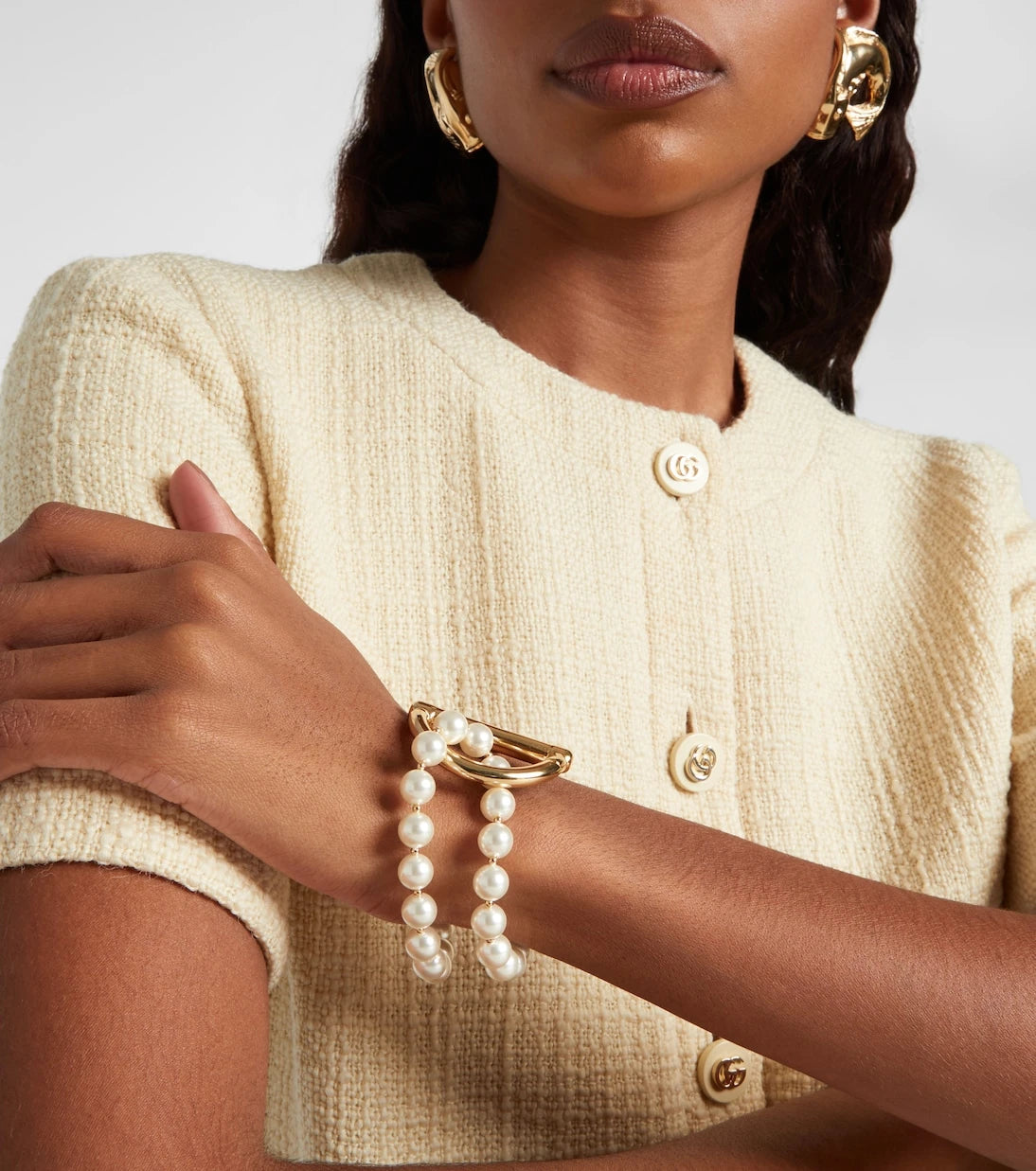Gucci - Faux pearl bracelet