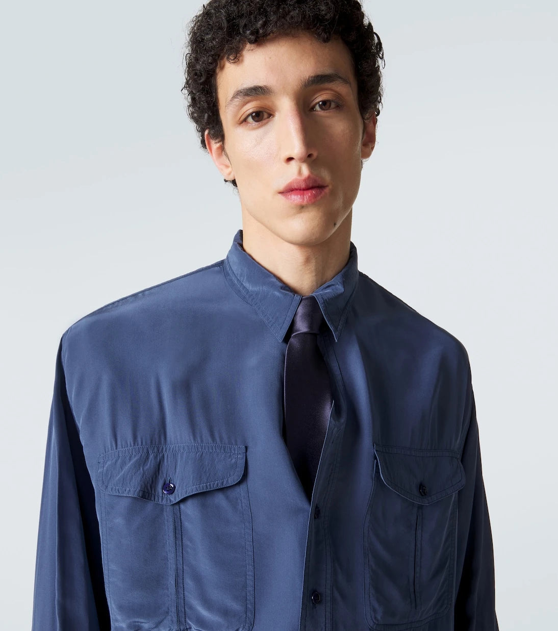 Saint Laurent - Silk satin tie