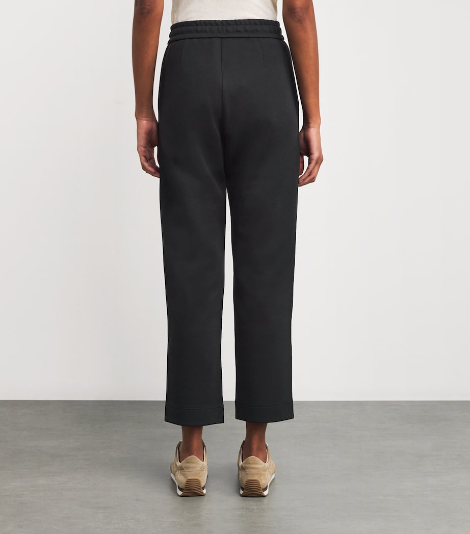 Black Jersey Drawstring Furio Trousers