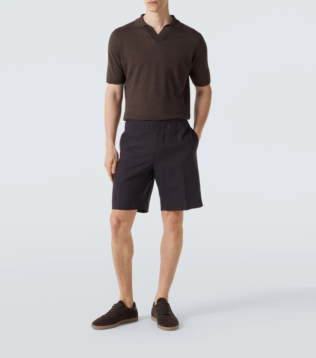 Zegna - Linen Bermuda shorts