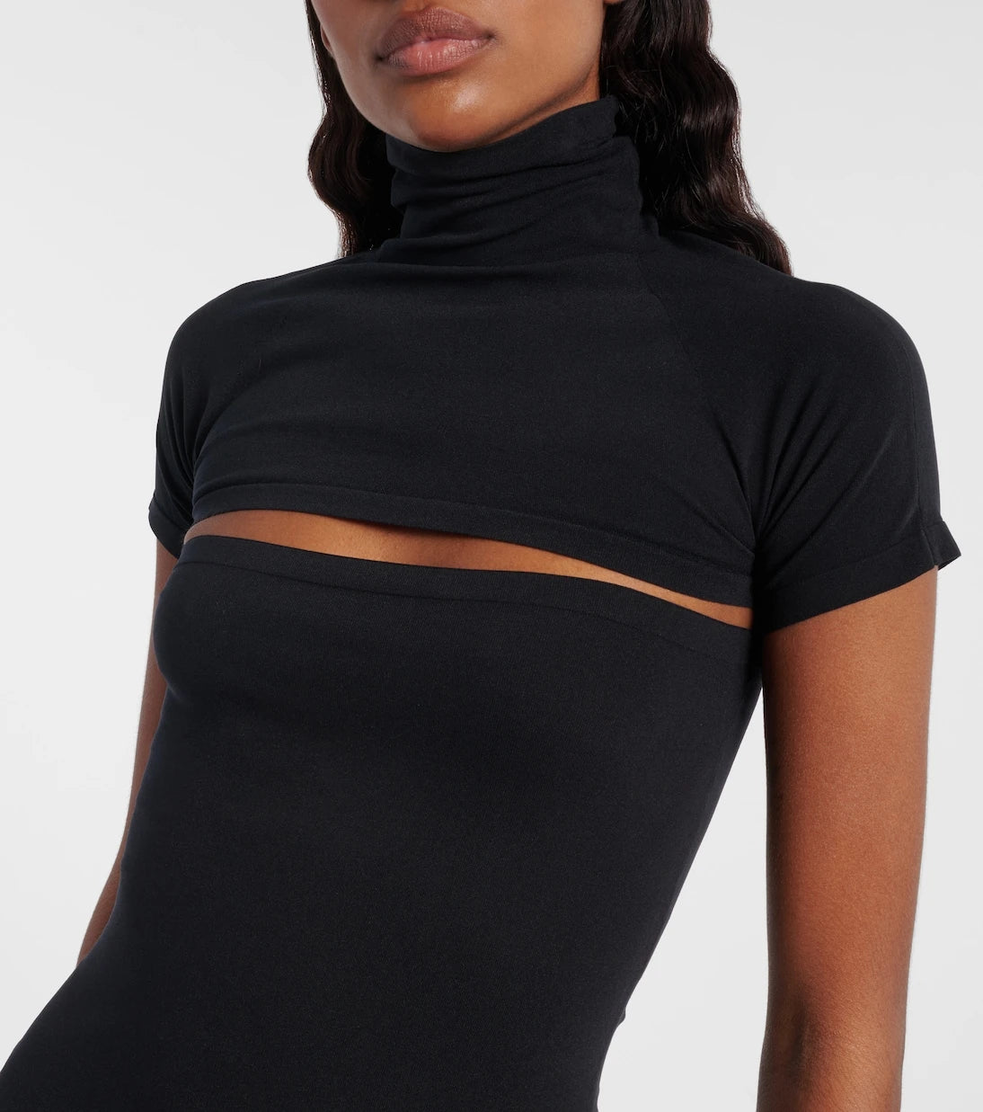 Alaïa - Kesik detaylı maksi elbise