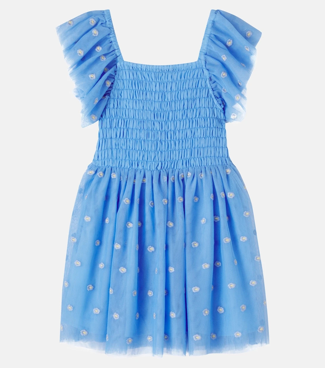 Stella McCartney Kids - Embroidered tulle dress