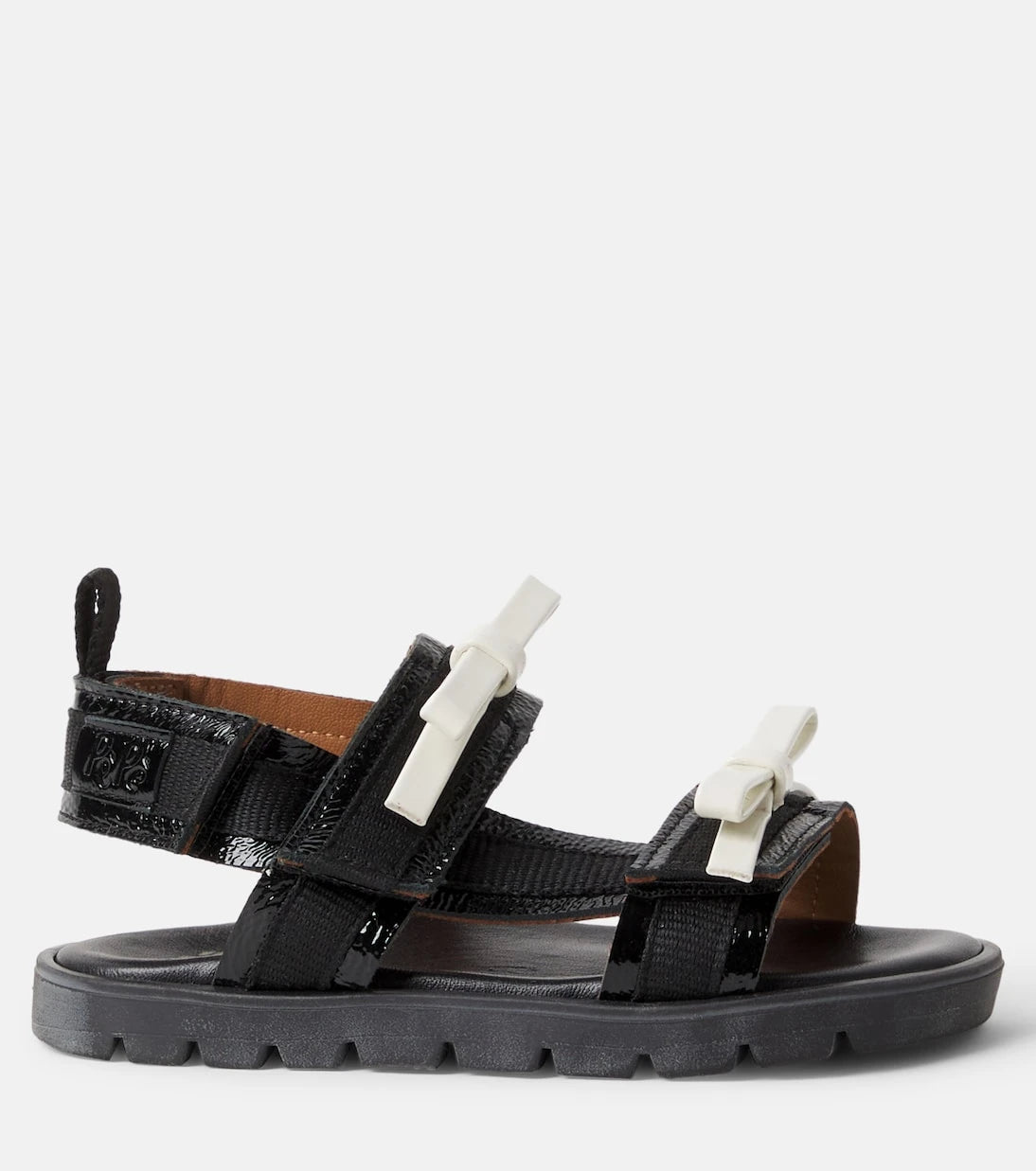 PèPè - Kekko bow-detail leather sandals