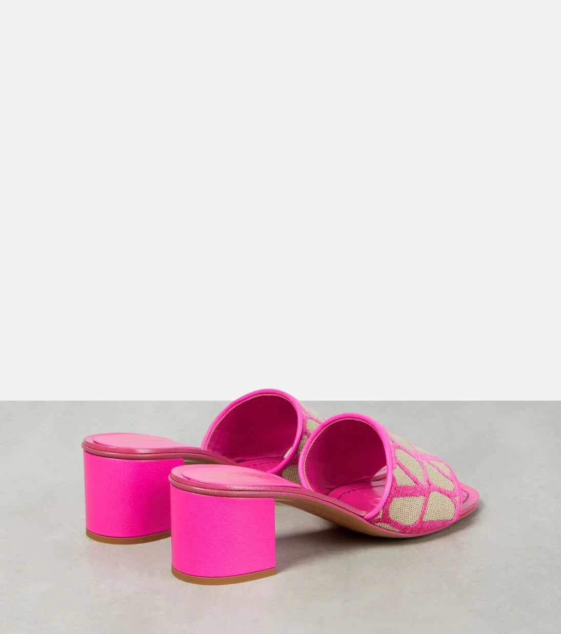 Valentino Garavani - Toile Iconographe canvas mules