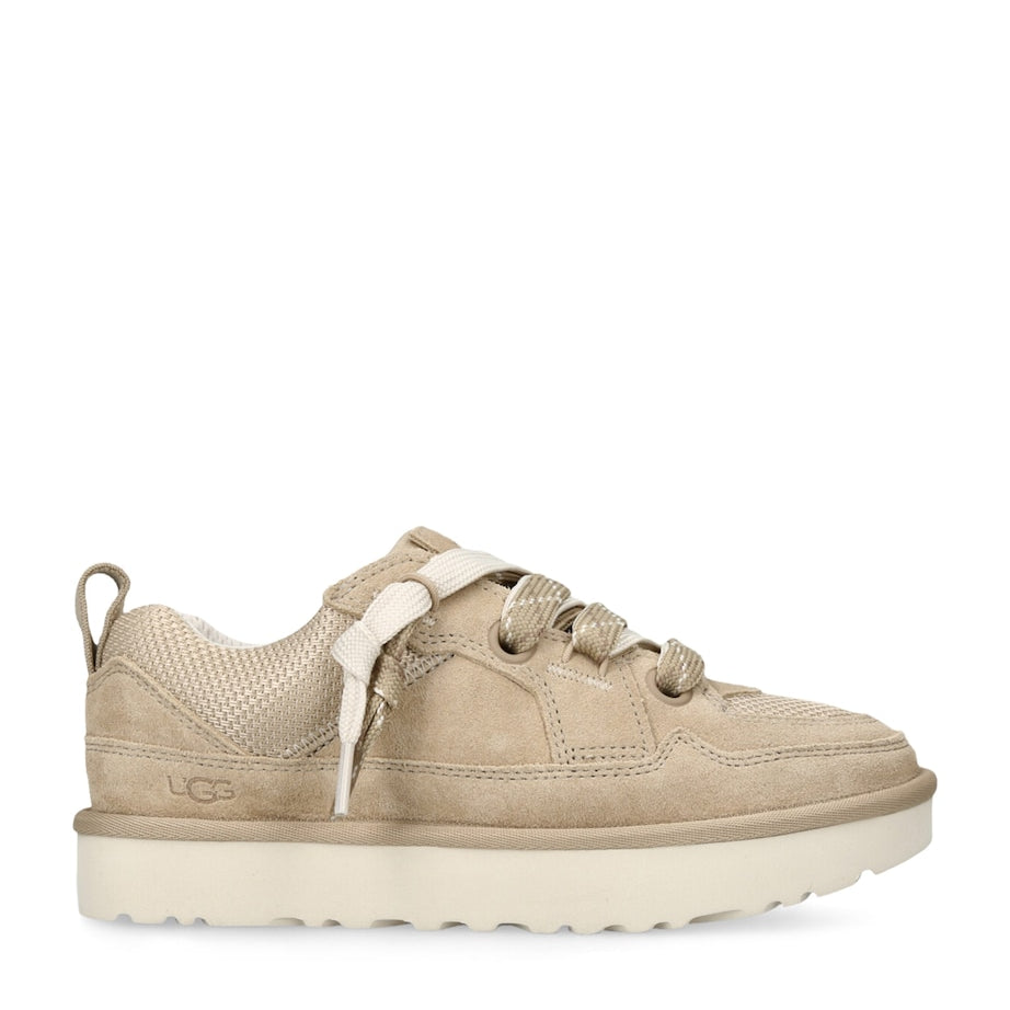 UGG Beige Suede Lo Lowmel Sneakers
